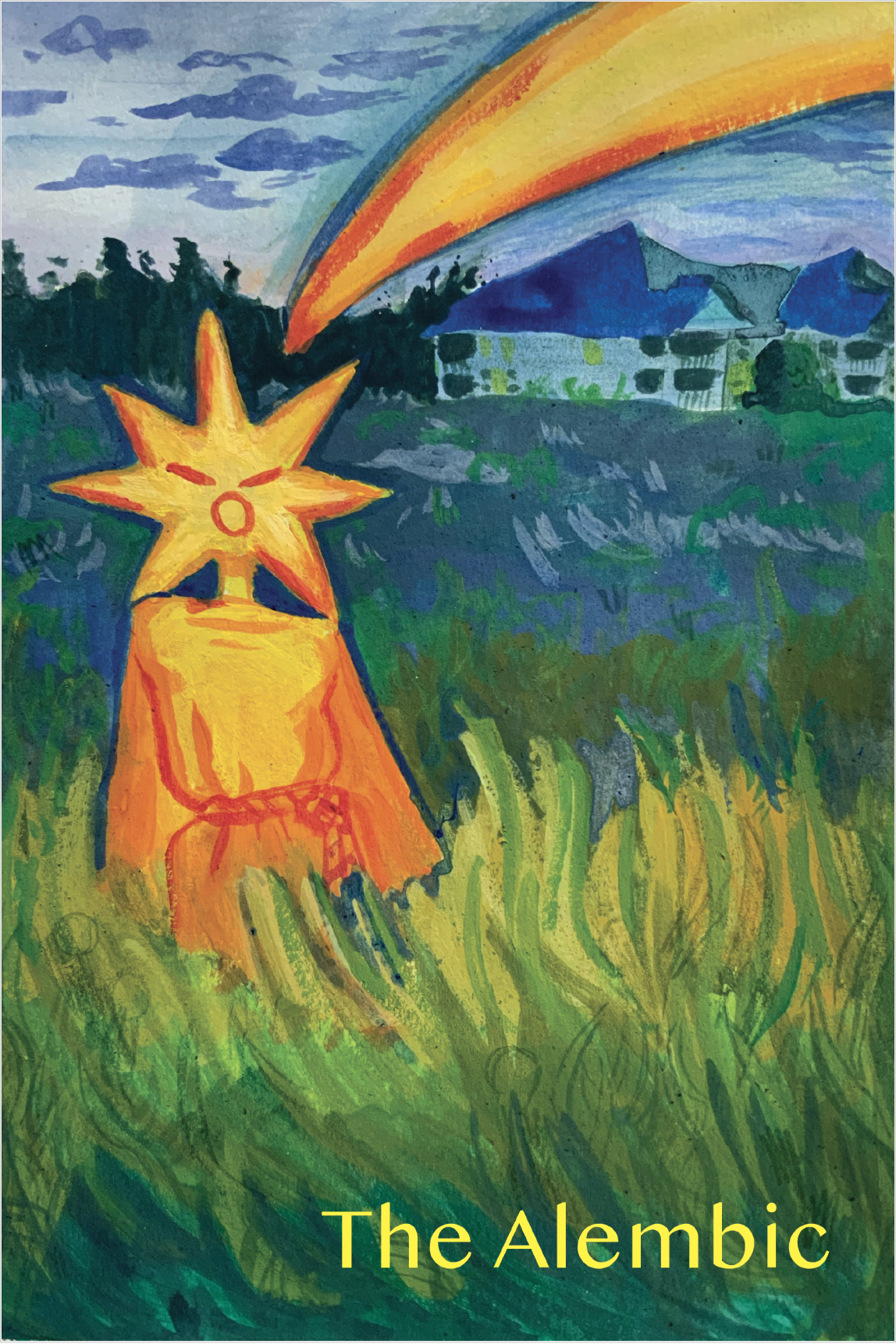 Cover of The Alembic 2026 "The Stars are Screaming in the Field Outside my Apartment" by Hale Mueller